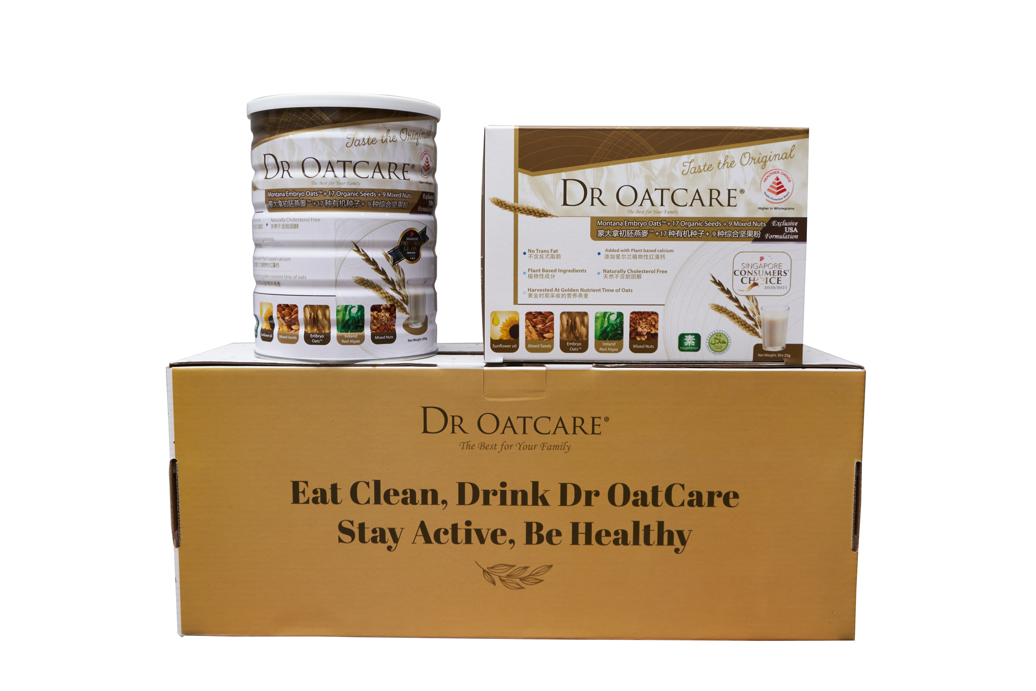 Dr Oatcare 2 sản phẩm trong hộp quà tặng